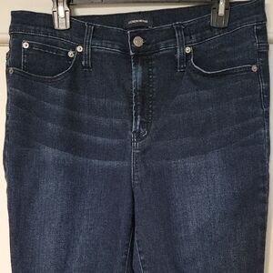 J Crew Women's Dark Blue Tall Jeans